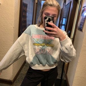 princess polly cropped crew neck